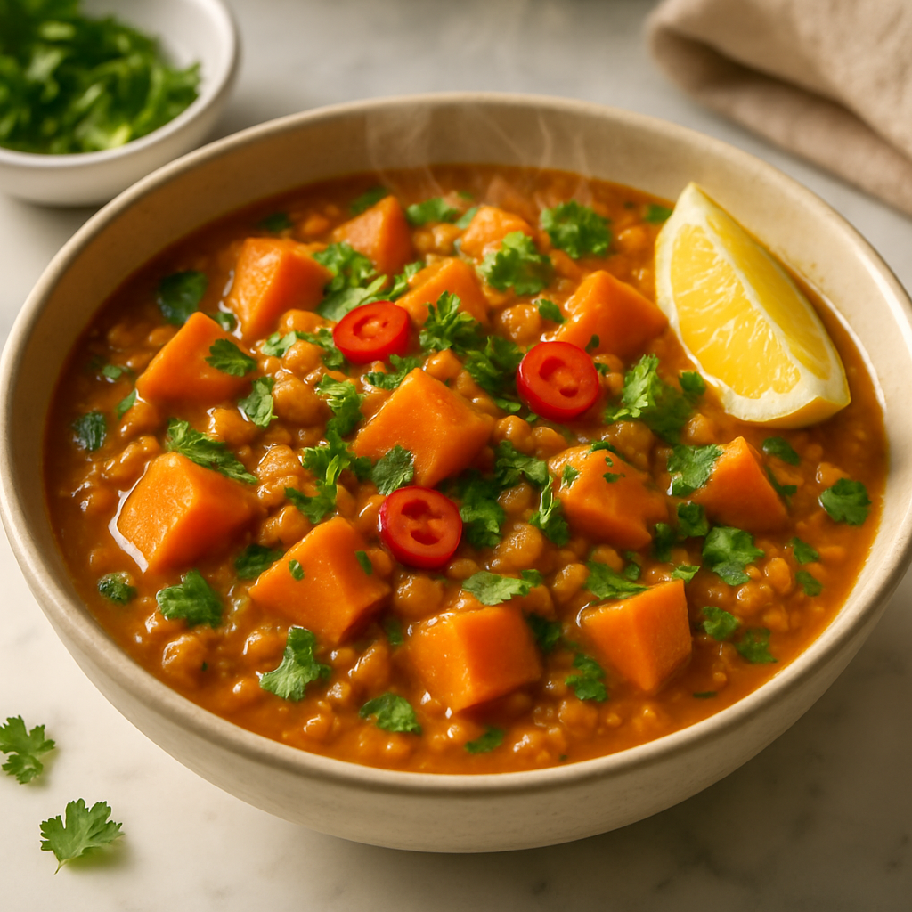 Sweet Potato Lentil Dahl