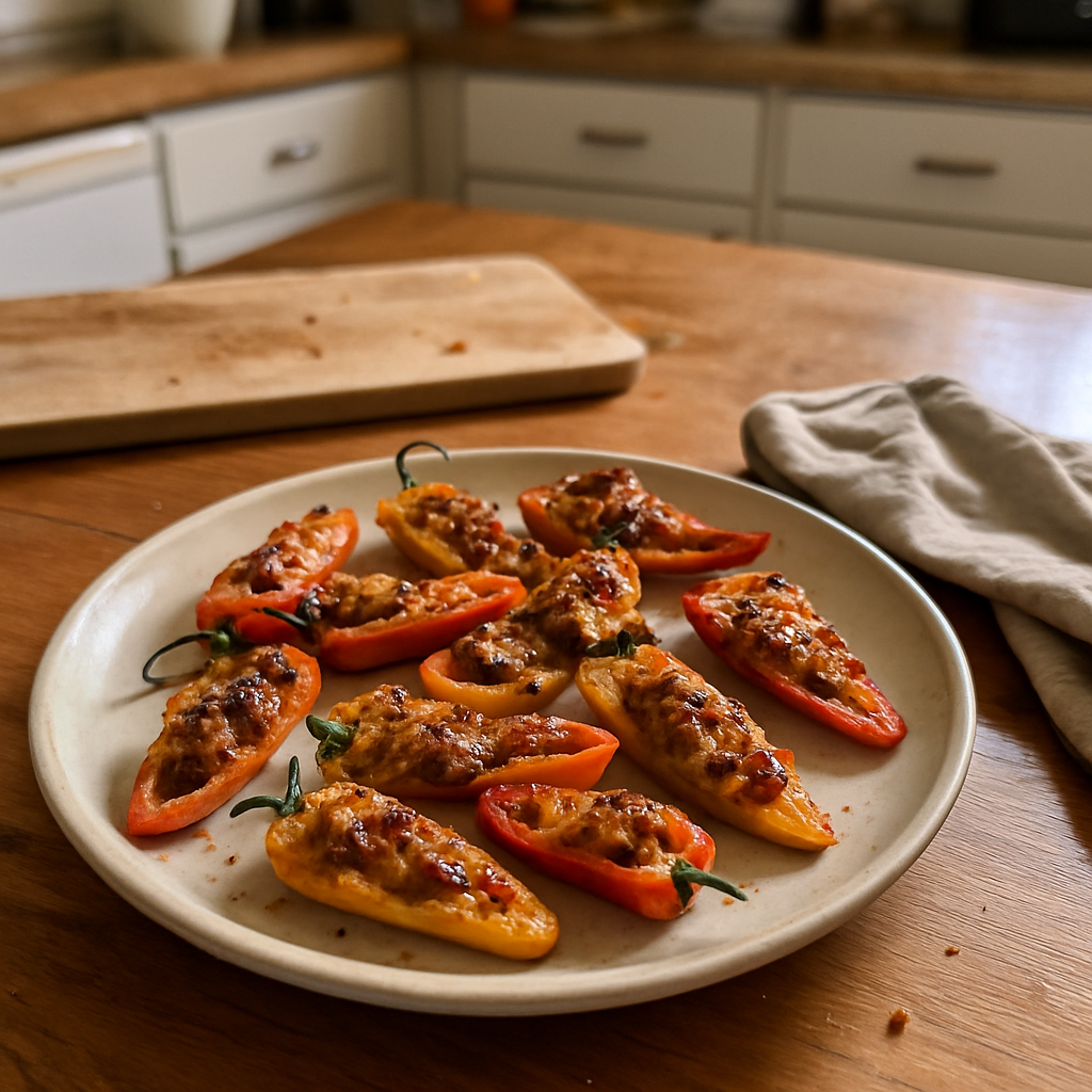 The Irresistible Sweet and Spicy Stuffed Mini Peppers That Wow Everyone