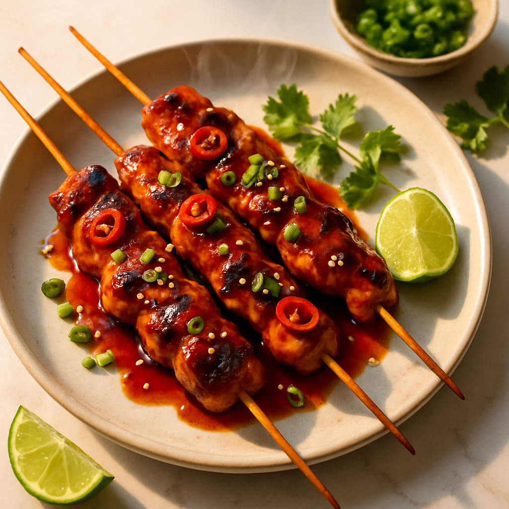 Teriyaki Chicken Skewers