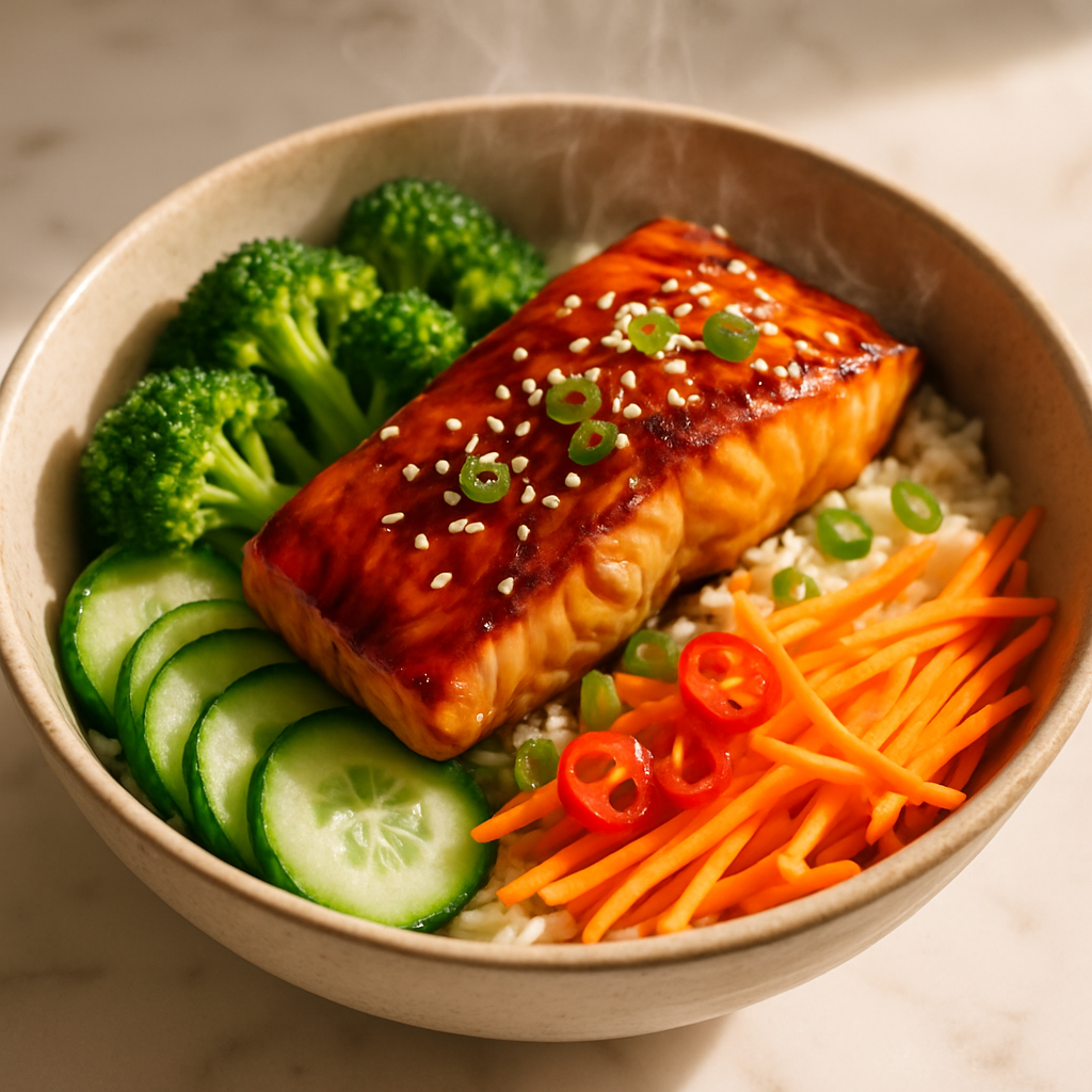 Teriyaki Salmon Bowl