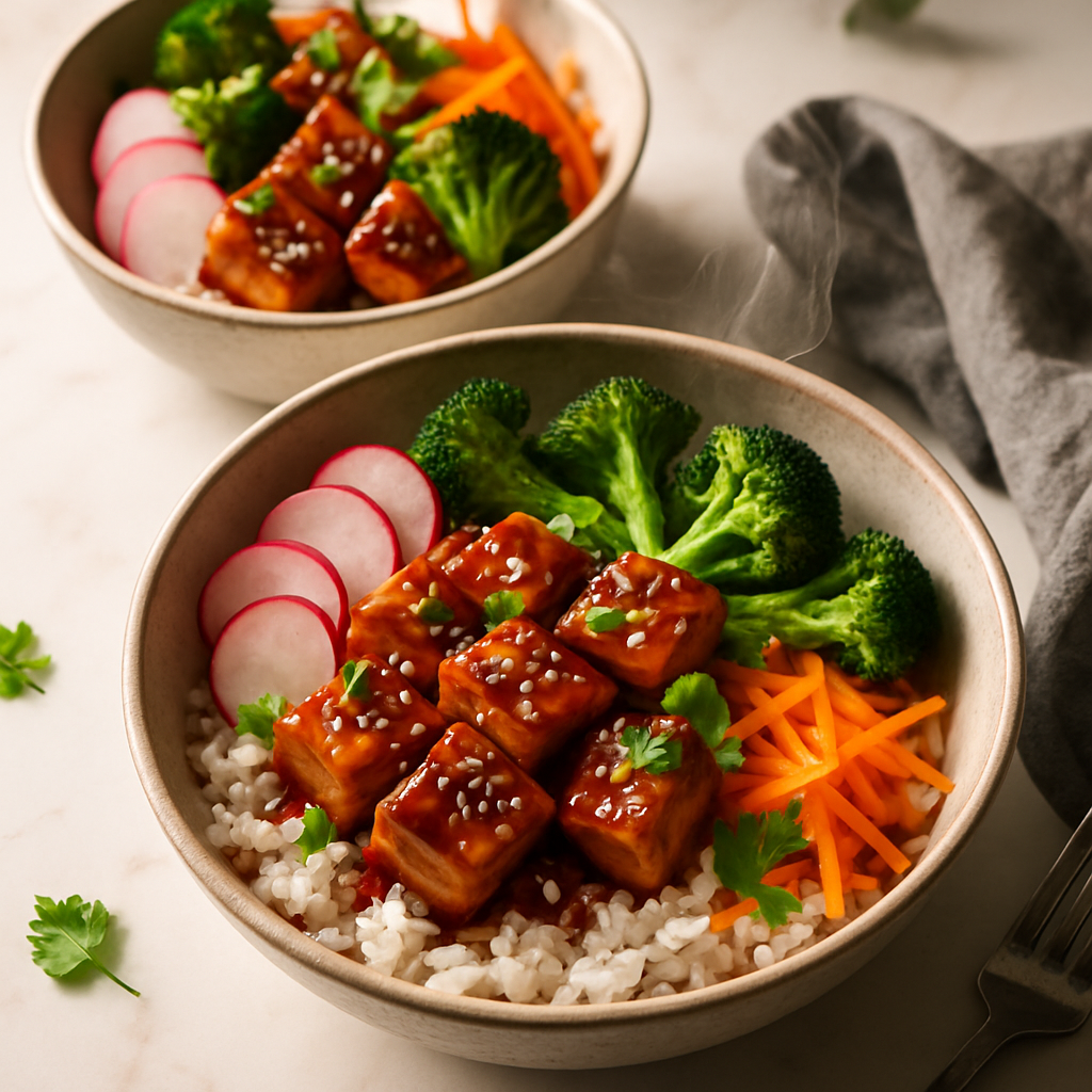 Teriyaki Tofu Bowls
