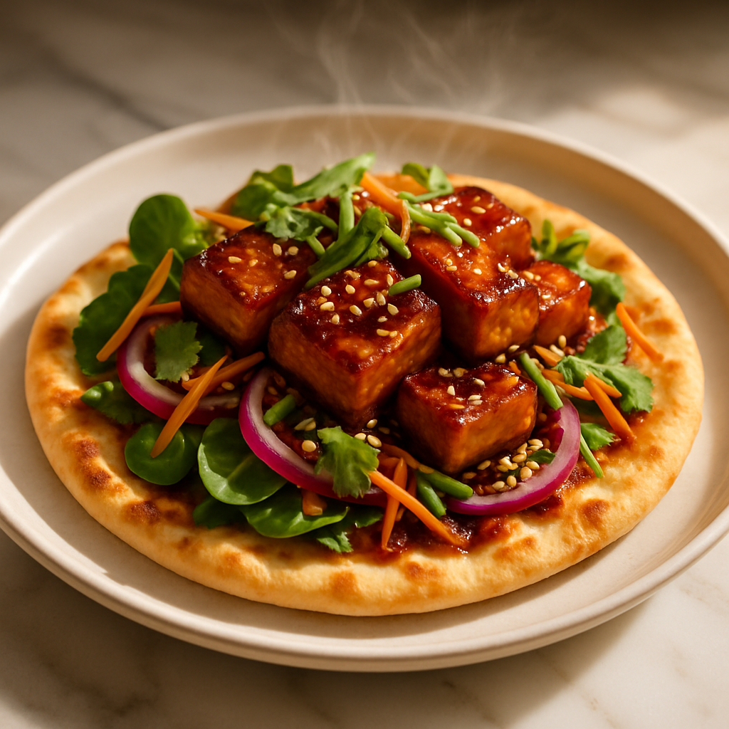 Teriyaki Tofu Flatbread