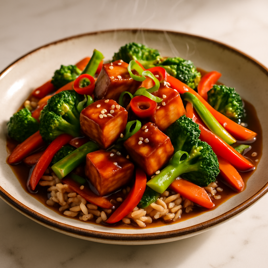 Teriyaki Tofu Stir Fry