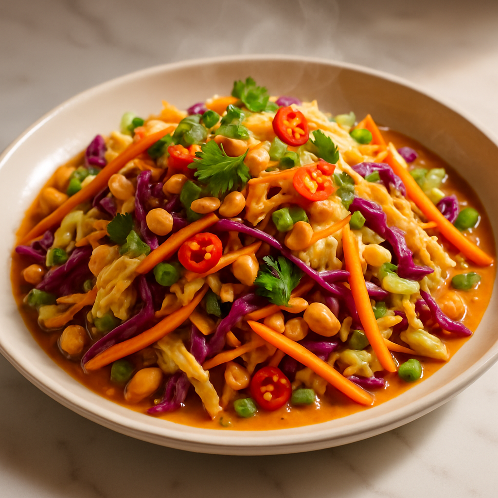 Thai Peanut Cabbage Slaw