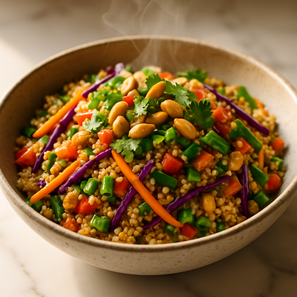 Thai Peanut Quinoa Salad