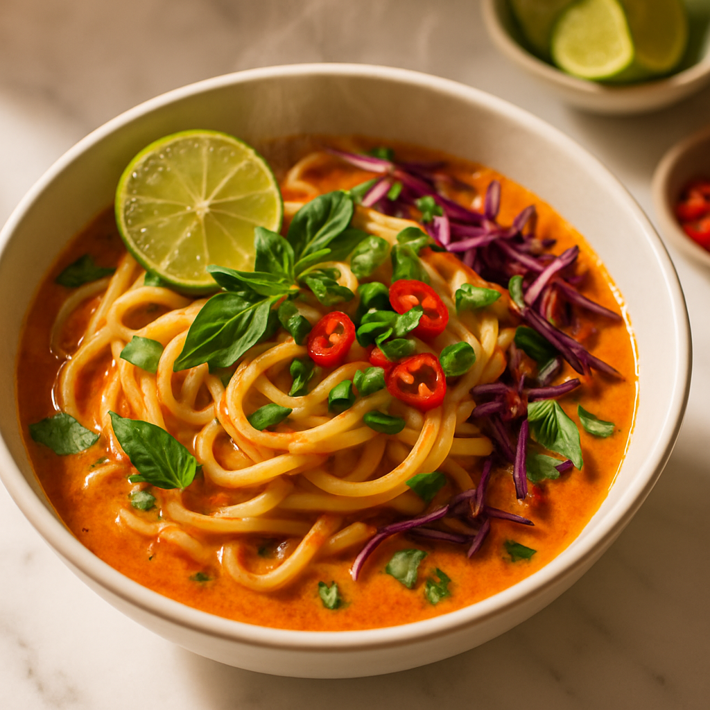 Thai Red Curry Rice Noodles