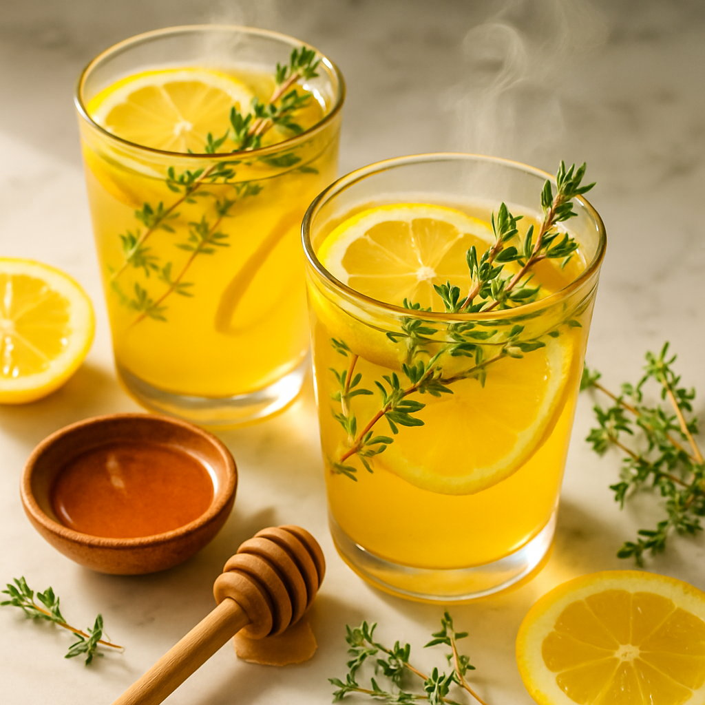 Thyme and Honey Lemonade
