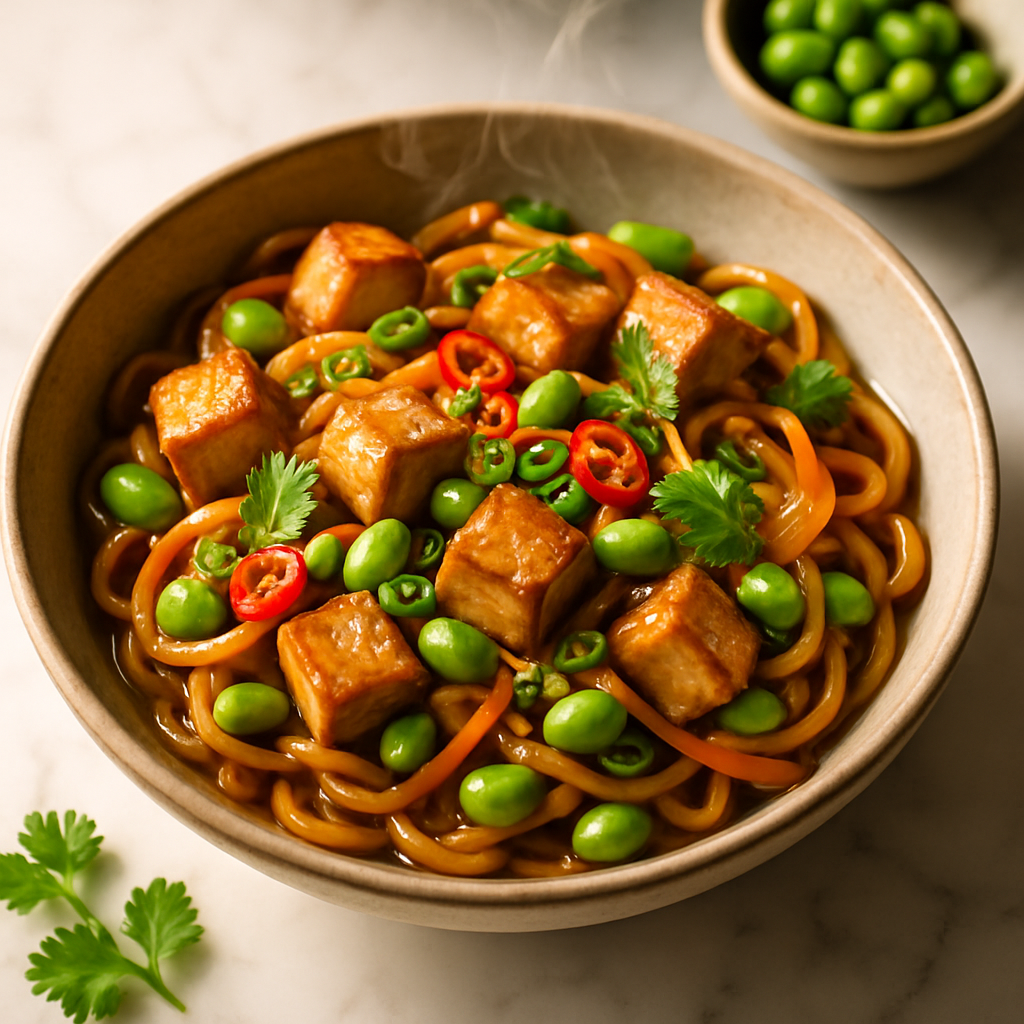 Tofu Edamame Protein Noodles