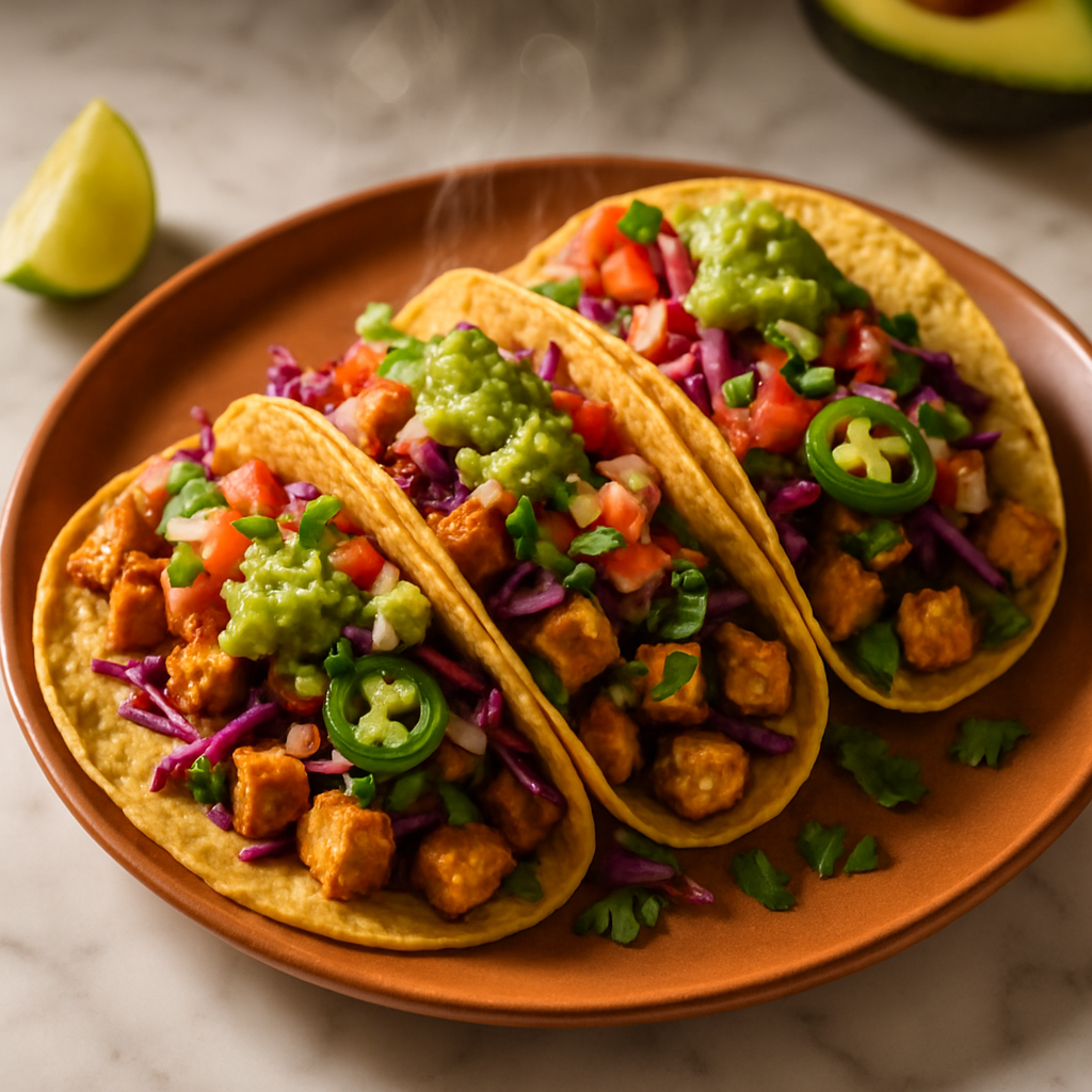 Tofu Seitan Protein Tacos