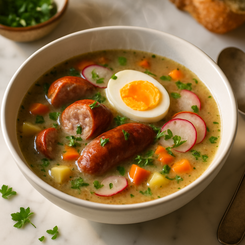 Traditional Polish Zurek Soup