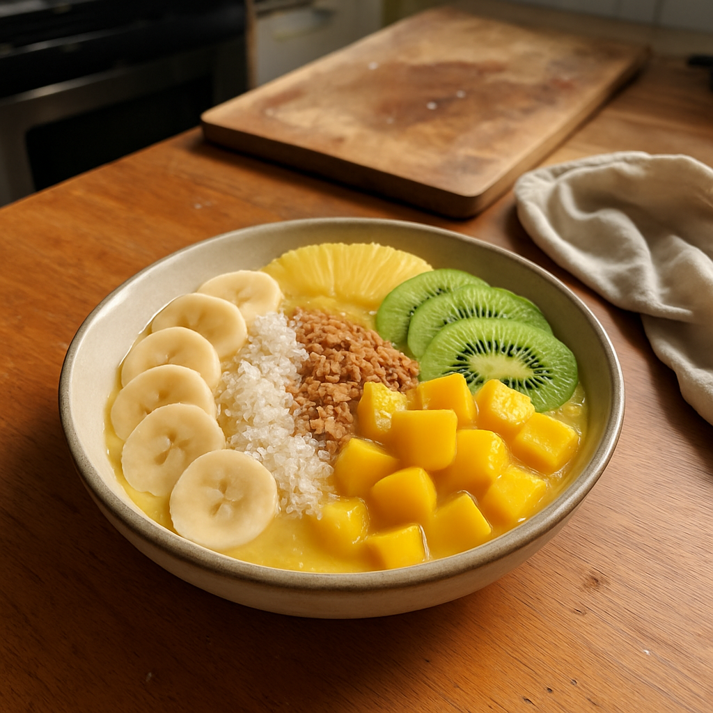 The Ultimate Tropical Bliss Smoothie Bowl for a Refreshing Morning Boost