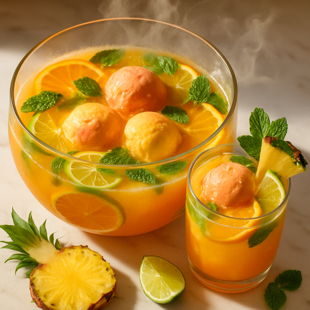 Tropical Sherbet Punch