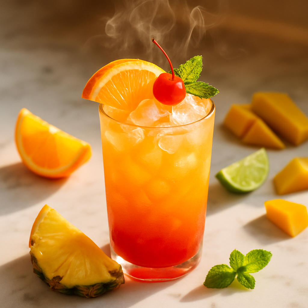 Tropical Sunrise Mocktail