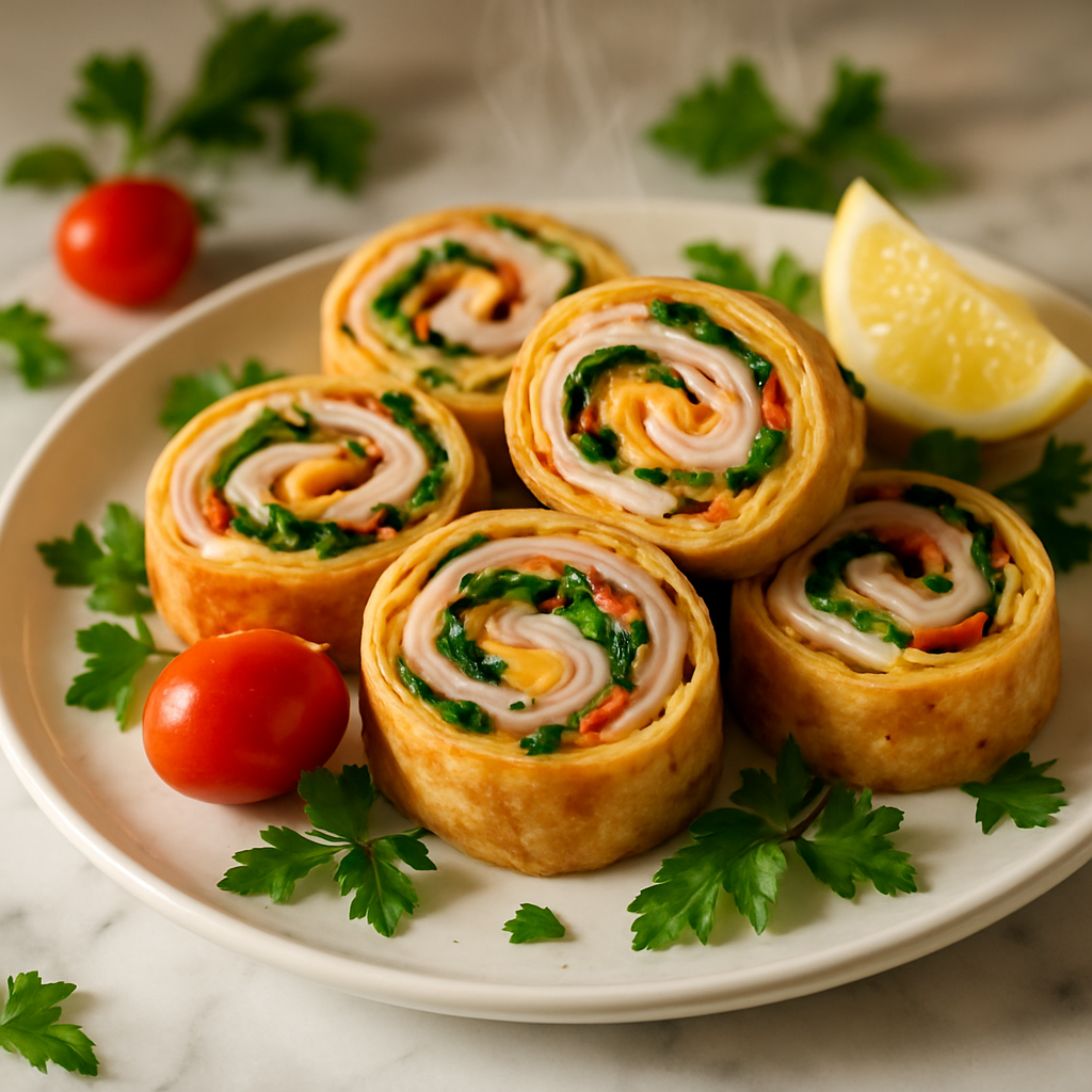 Turkey and Cheese Pinwheels