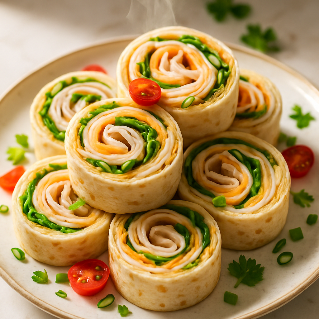 Turkey Cheese Pinwheels