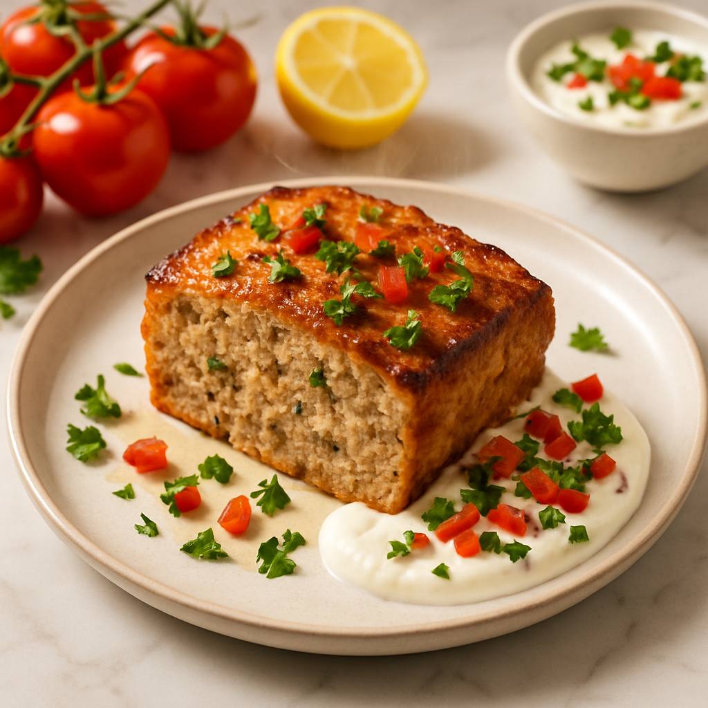 Turkey and Greek Yogurt Meatloaf