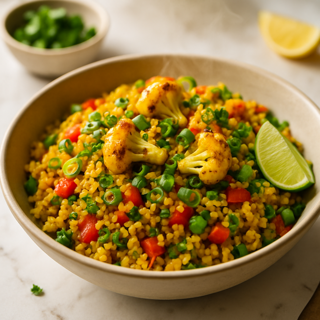 Turmeric Cauliflower Fried Rice