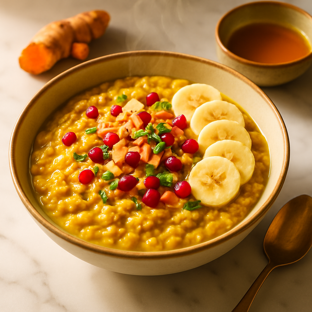 Turmeric Golden Milk Oatmeal
