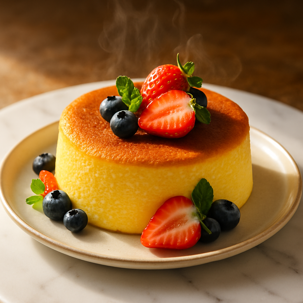 Two-Ingredient Japanese Cheesecake