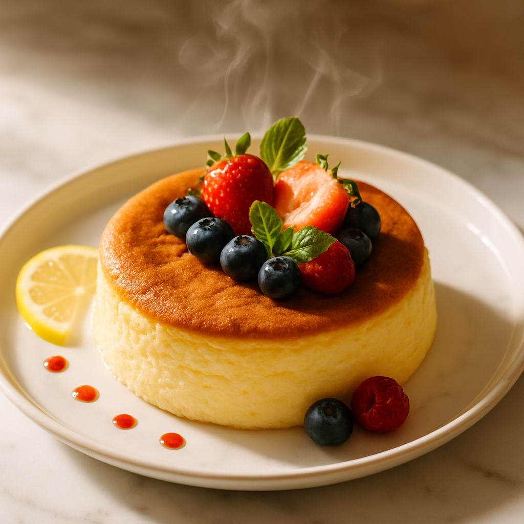 Two-Ingredient Japanese Yogurt Cheesecake