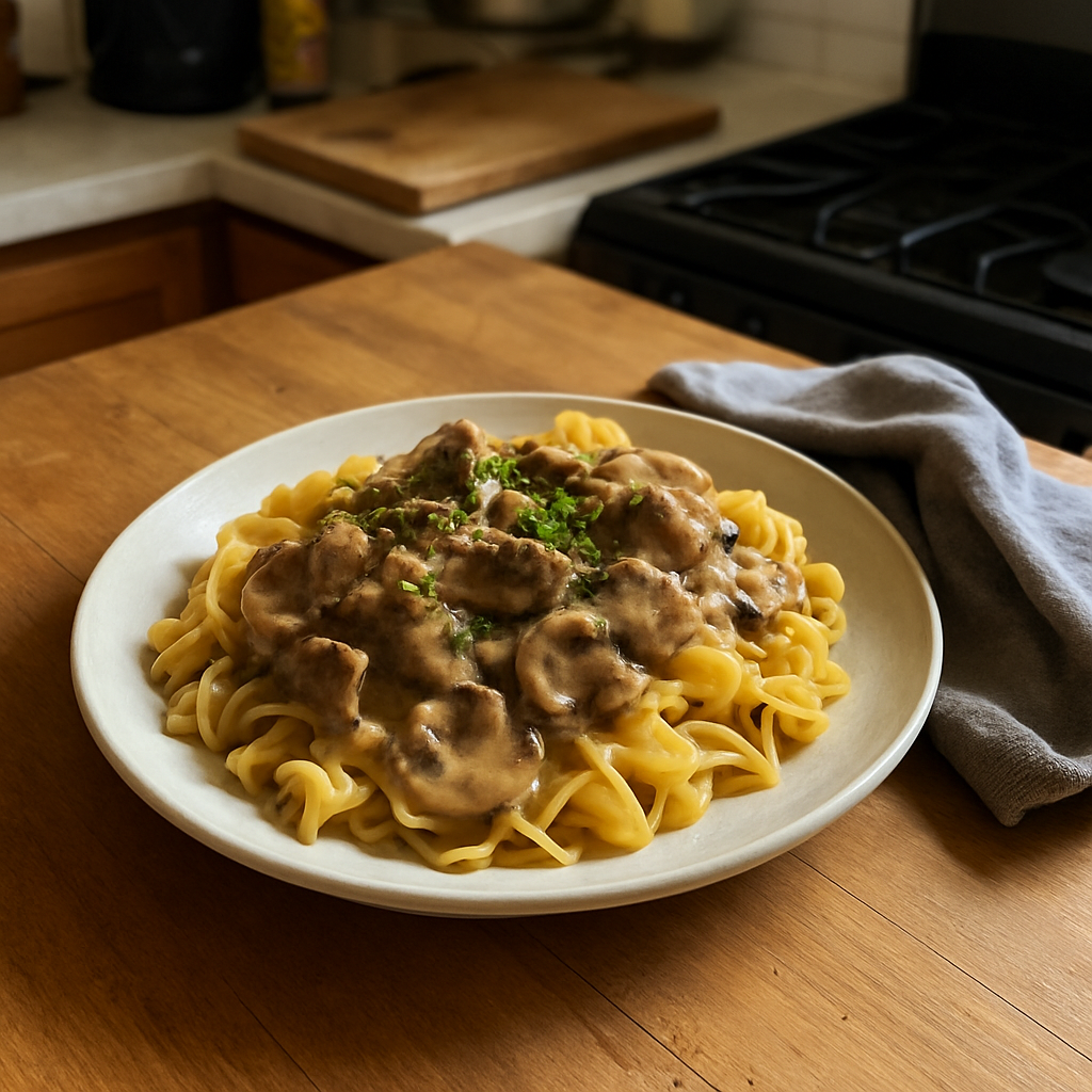 The Ultimate Beef and Mushroom Stroganoff Thats Too Good to Share