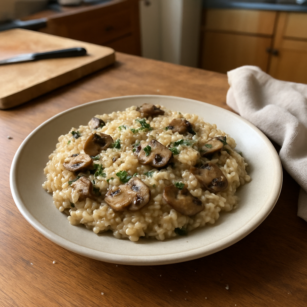 The Ultimate Cozy One-Pot Creamy Mushroom Risotto That Wows Every Time