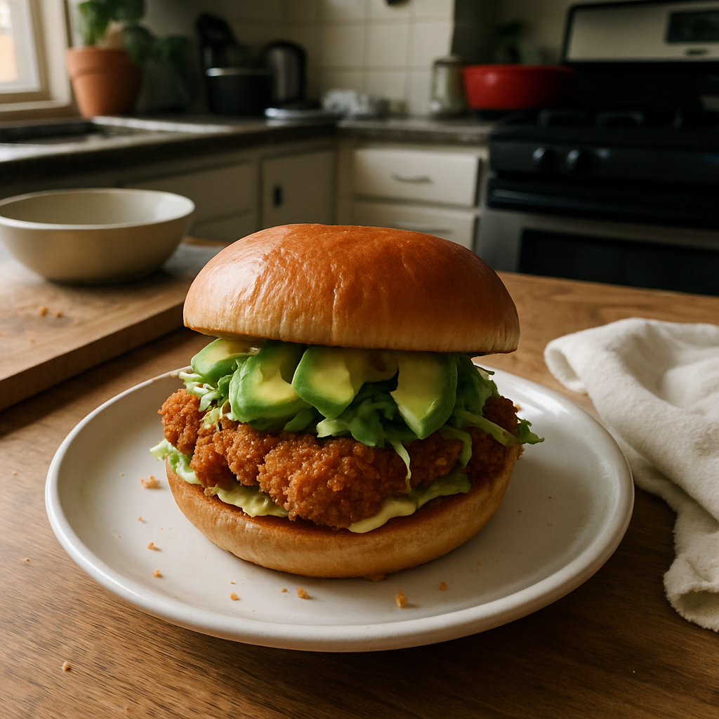 The Ultimate Crunchy Chicken and Avocado Bomb Sandwich You Didn’t Know You Needed