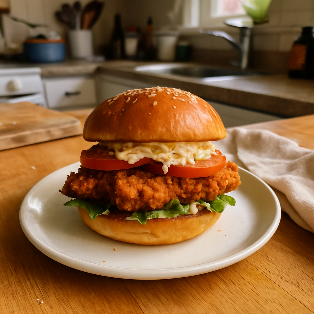The Ultimate Crunchy Chicken Sandwich That Will Change Your Lunch Game