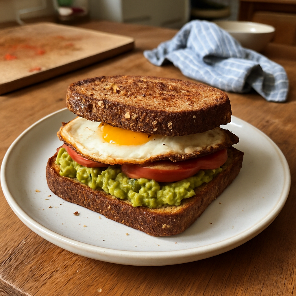 The Ultimate Crunchy Loaded Avocado Toast Sandwich That Will Change Your Mornings