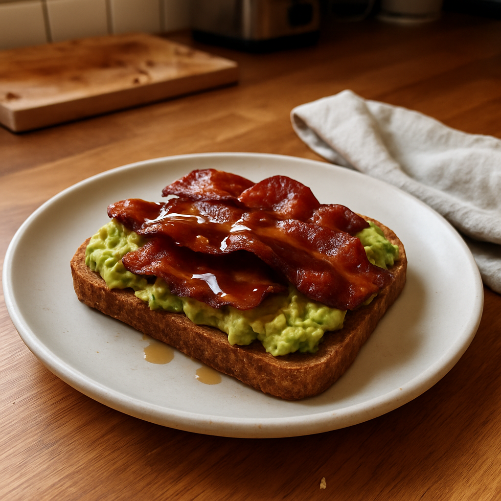 The Ultimate Crunchy Maple Bacon Avocado Toast That Will Change Your Breakfast Game