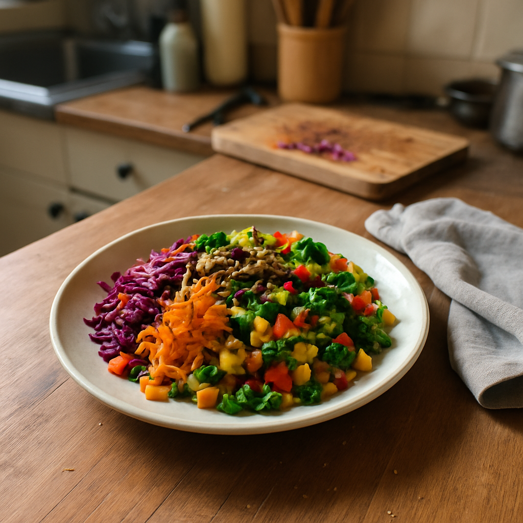 The Ultimate Crunchy Rainbow Salad That Will Brighten Your Day