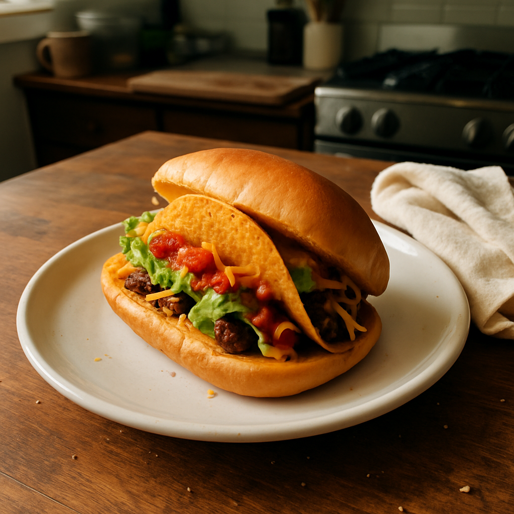 The Ultimate Crunchy Taco Sandwich That Will Rock Your Taste Buds
