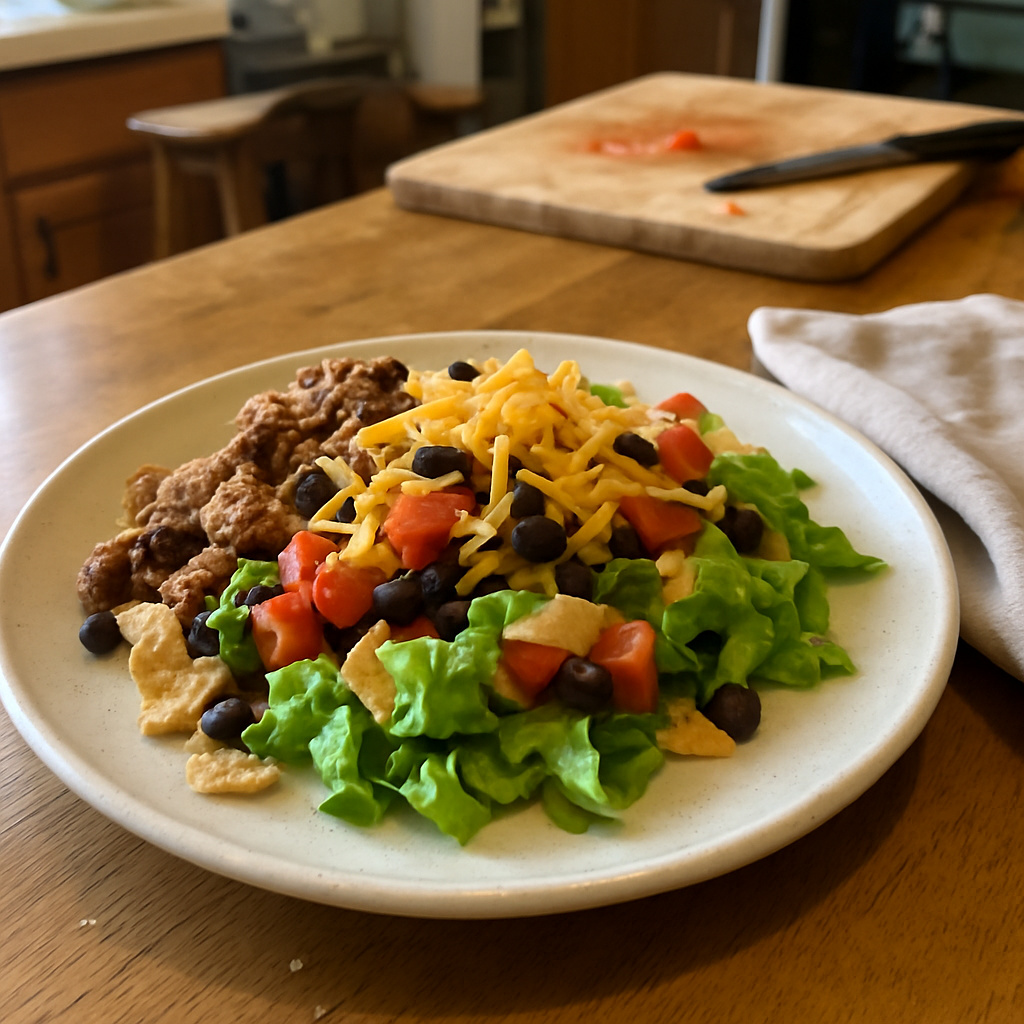 The Ultimate High-Protein Taco Salad That Will Transform Your Lunch Routine