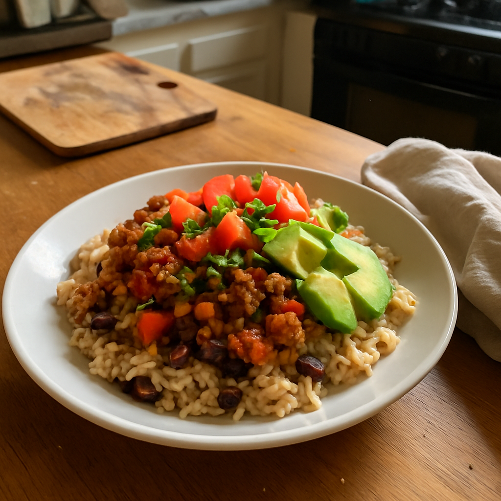 The Ultimate One-Pot Burrito Bowl That Will Revolutionize Your Meal Prep