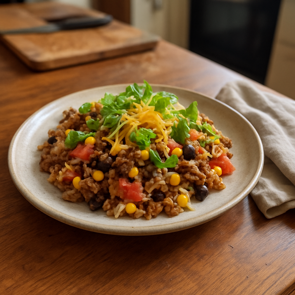 The Ultimate One-Pot Taco Rice That Will Make You Forget Takeout