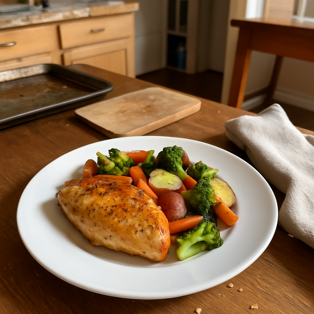 The Ultimate Sheet Pan Dinner: One-Pan Honey Garlic Chicken and Veggies