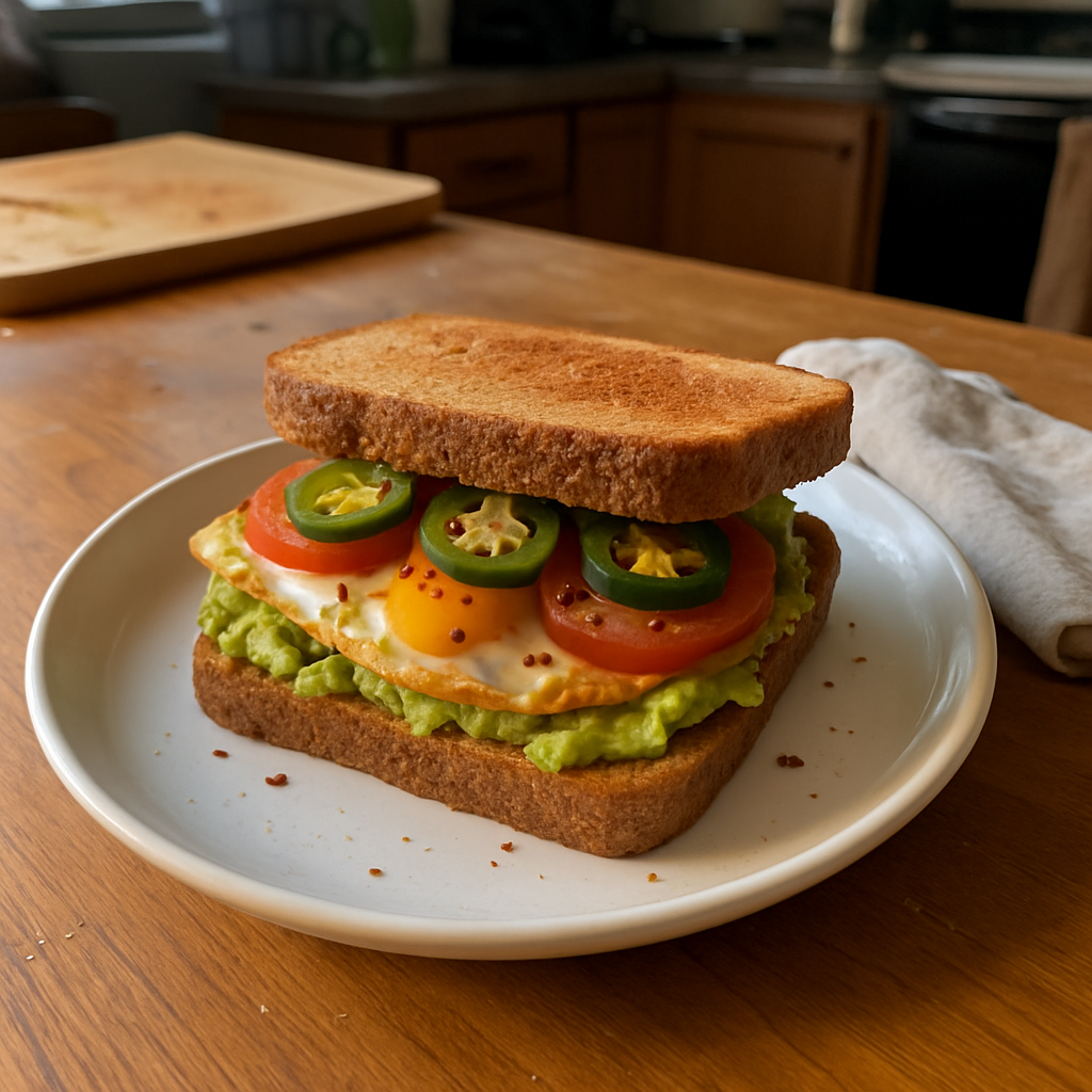 The Ultimate Spicy Avocado Toast Sandwich That Will Ignite Your Taste Buds