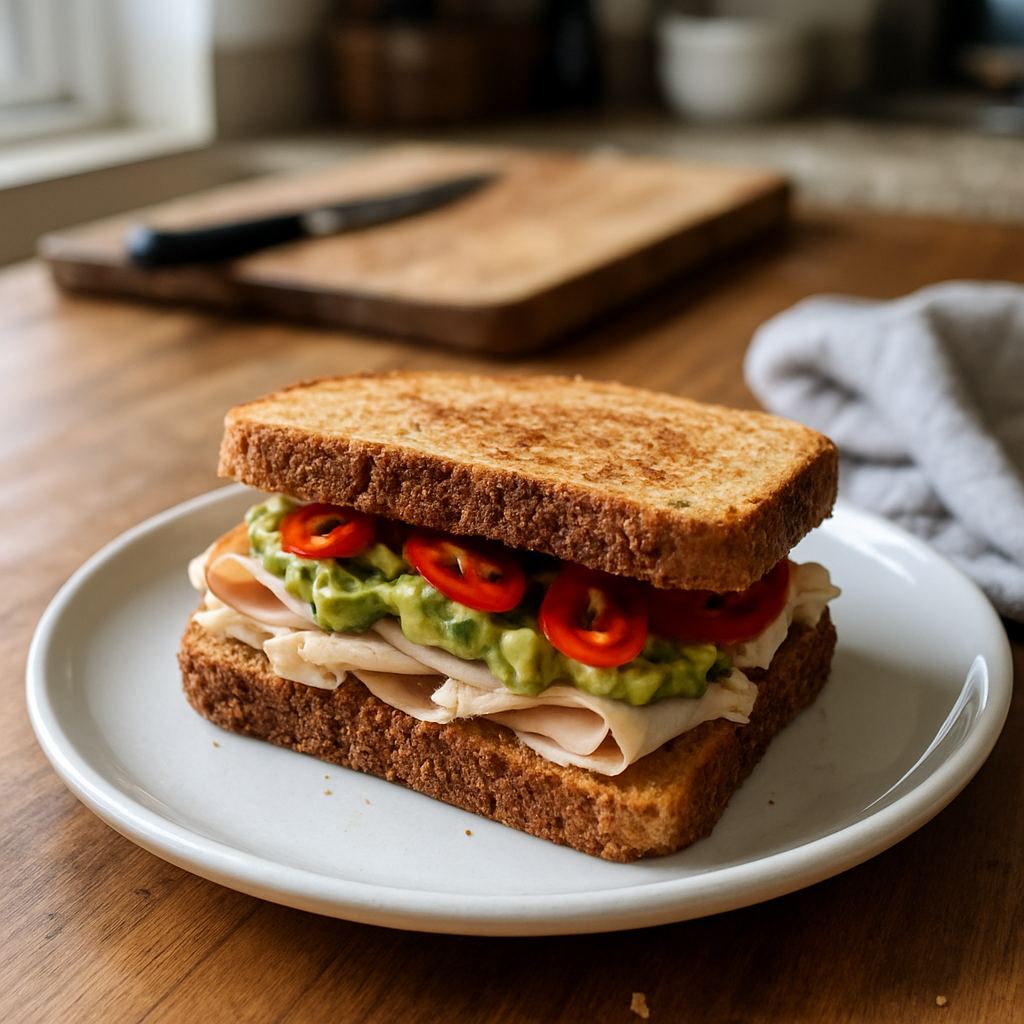 Unleash Flavor with This Ultimate Spicy Avocado & Turkey Sandwich