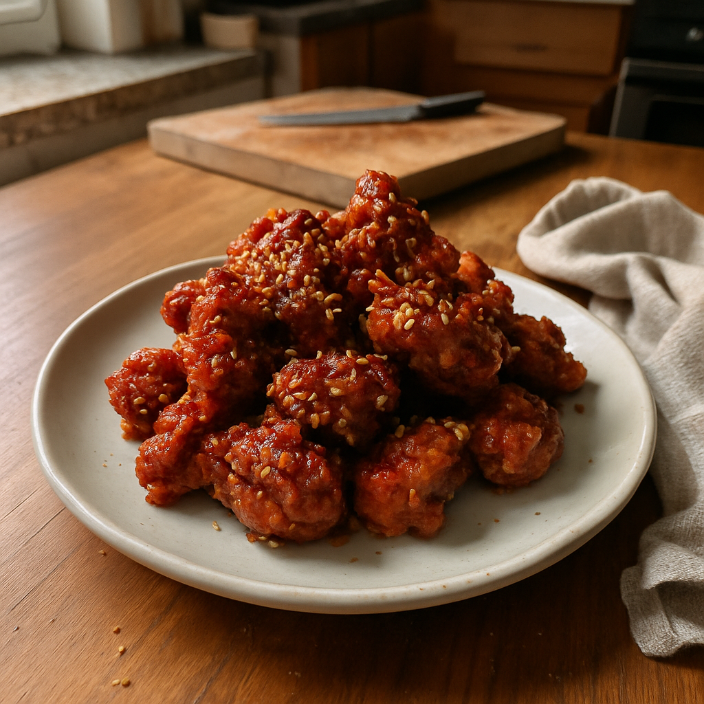 The Ultimate Spicy Korean Fried Chicken That Will Blow Your Mind