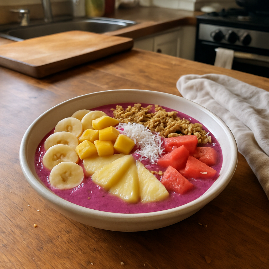 The Ultimate Tropical Paradise Smoothie Bowl That Will Brighten Your Day