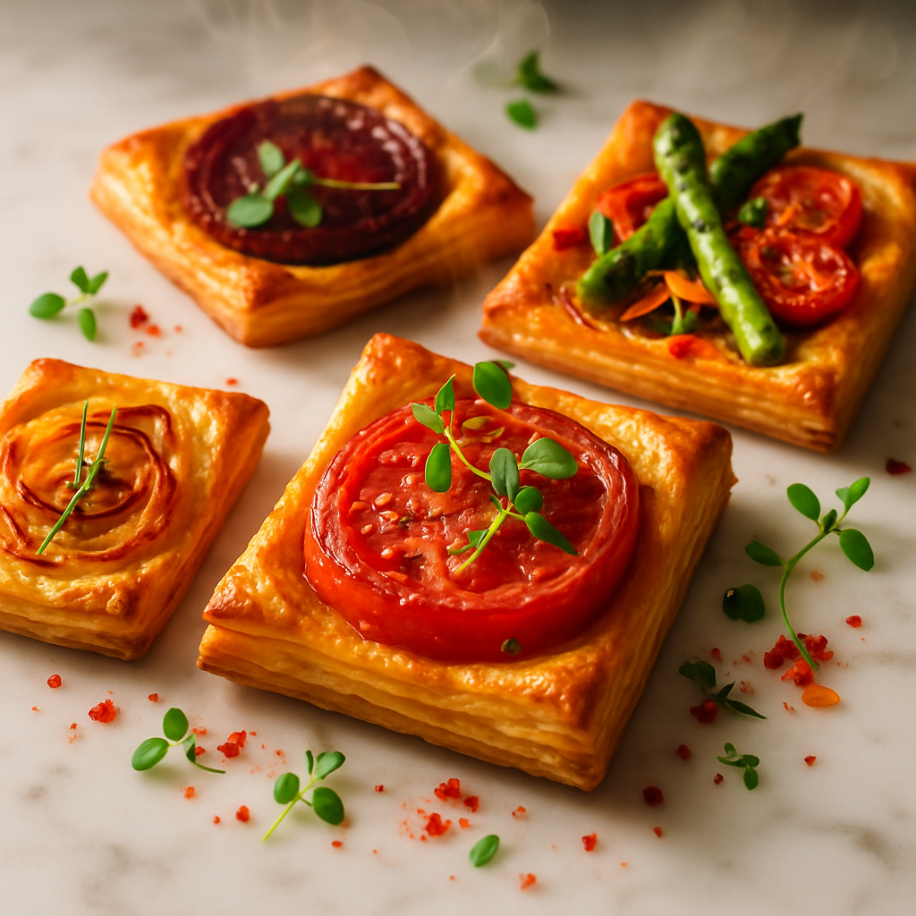 Upside Down Puff Pastry Tarts