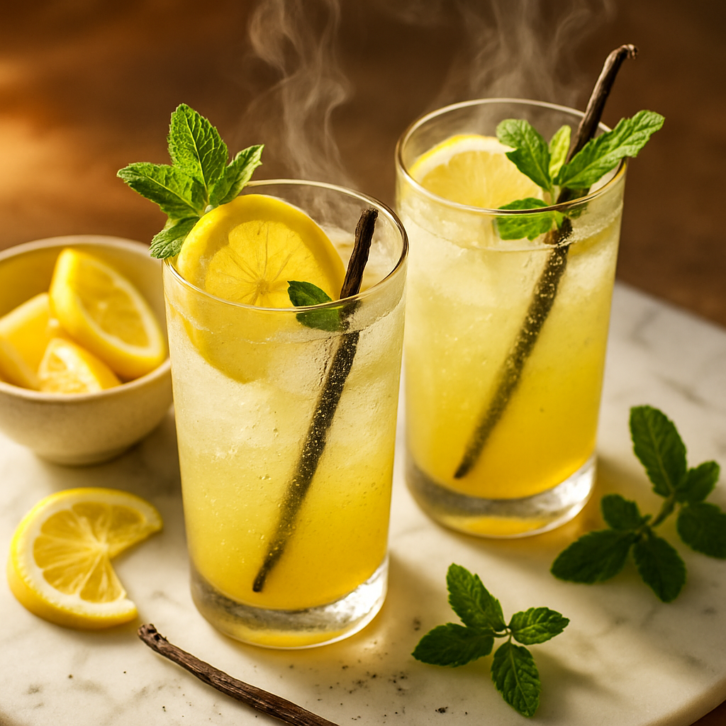 Vanilla Bean Lemonade Fizz