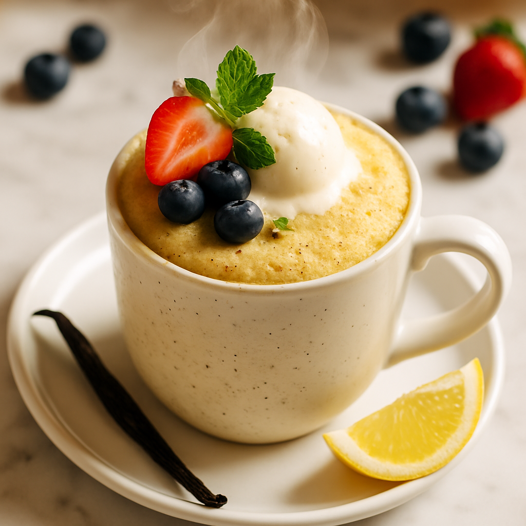Vanilla Bean Mug Cake