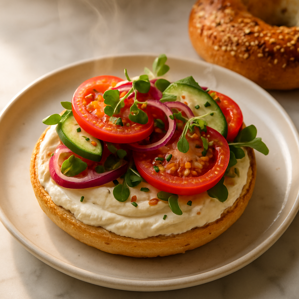 Vegan Bagel Cashew Cream Cheese