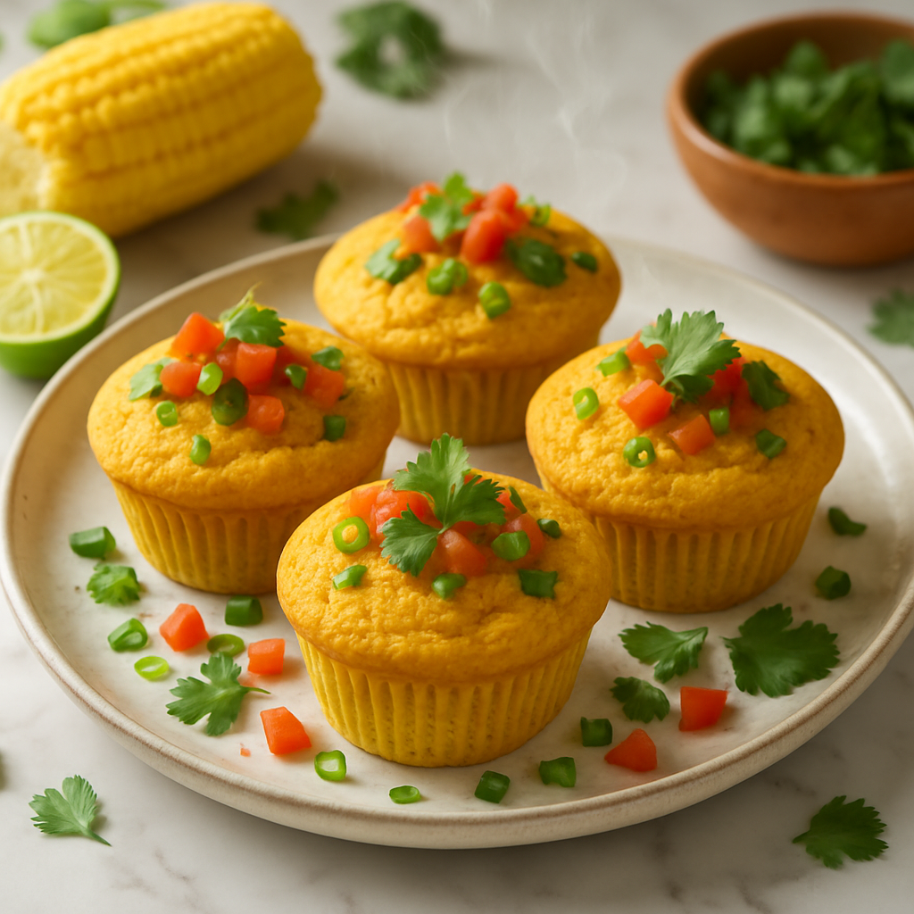 Vegan Cornbread Muffins