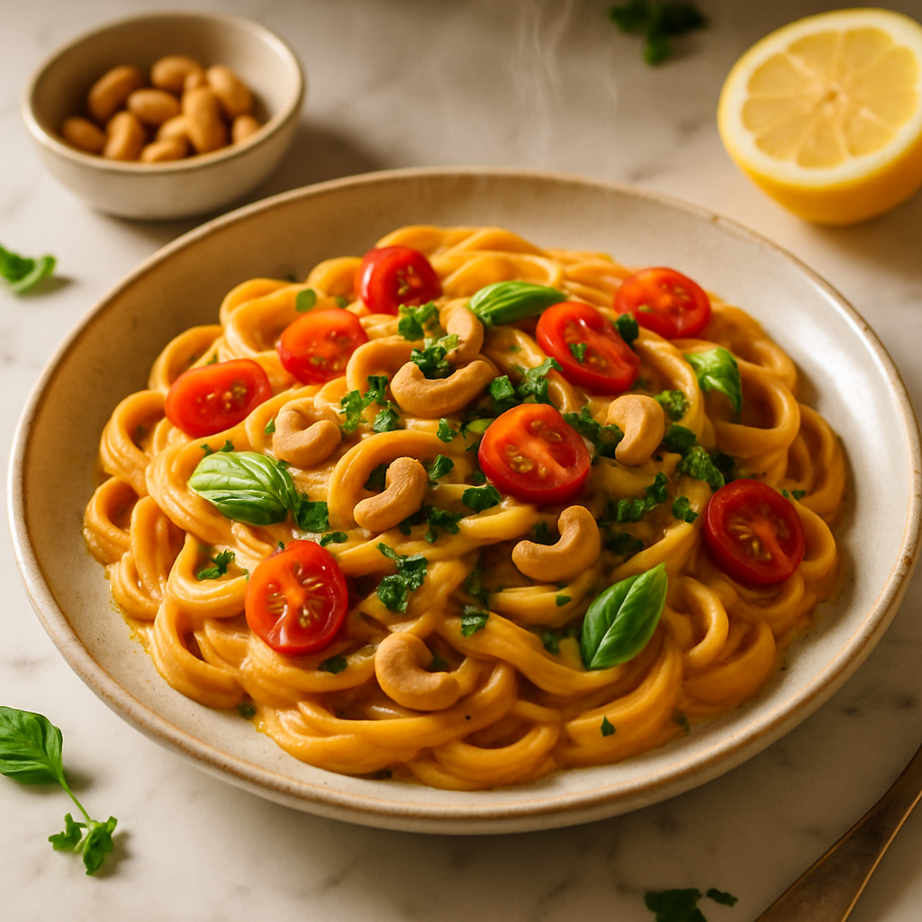 Vegan Creamy Cashew Pasta