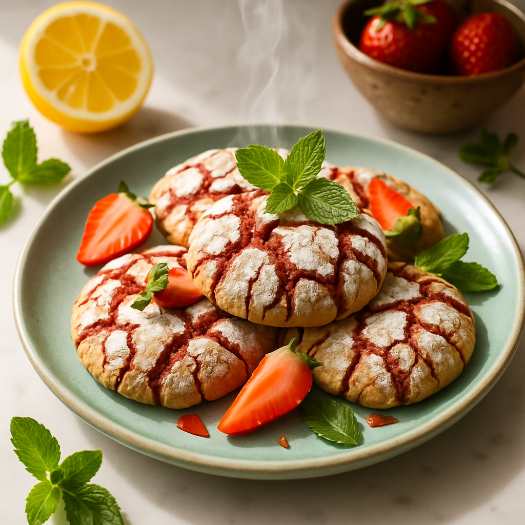 Vegan Crinkle Cookies