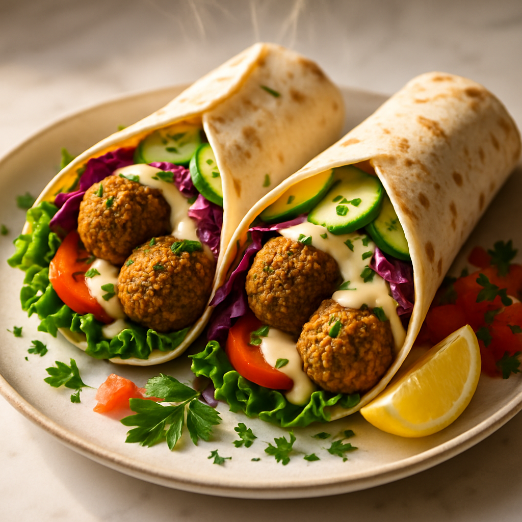 Vegan Falafel Wraps