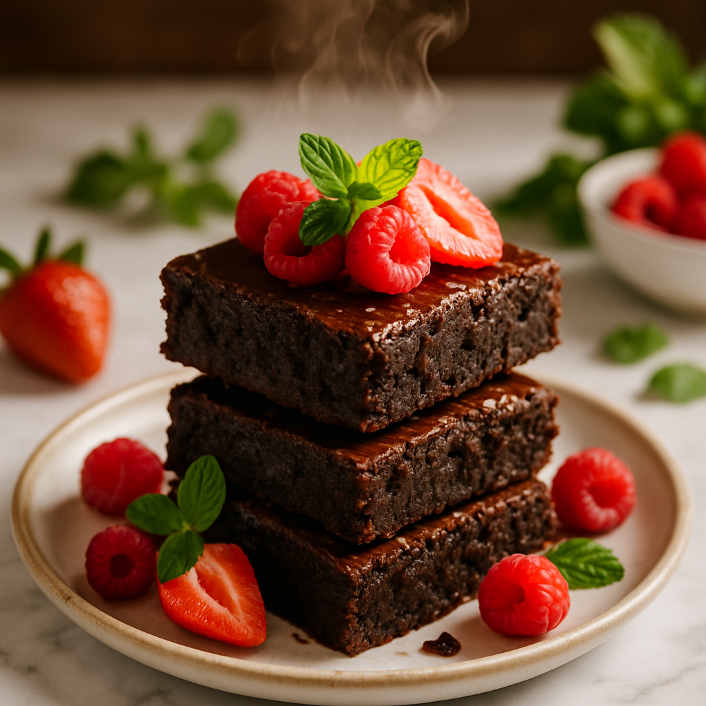 Vegan Fudgy Brownies