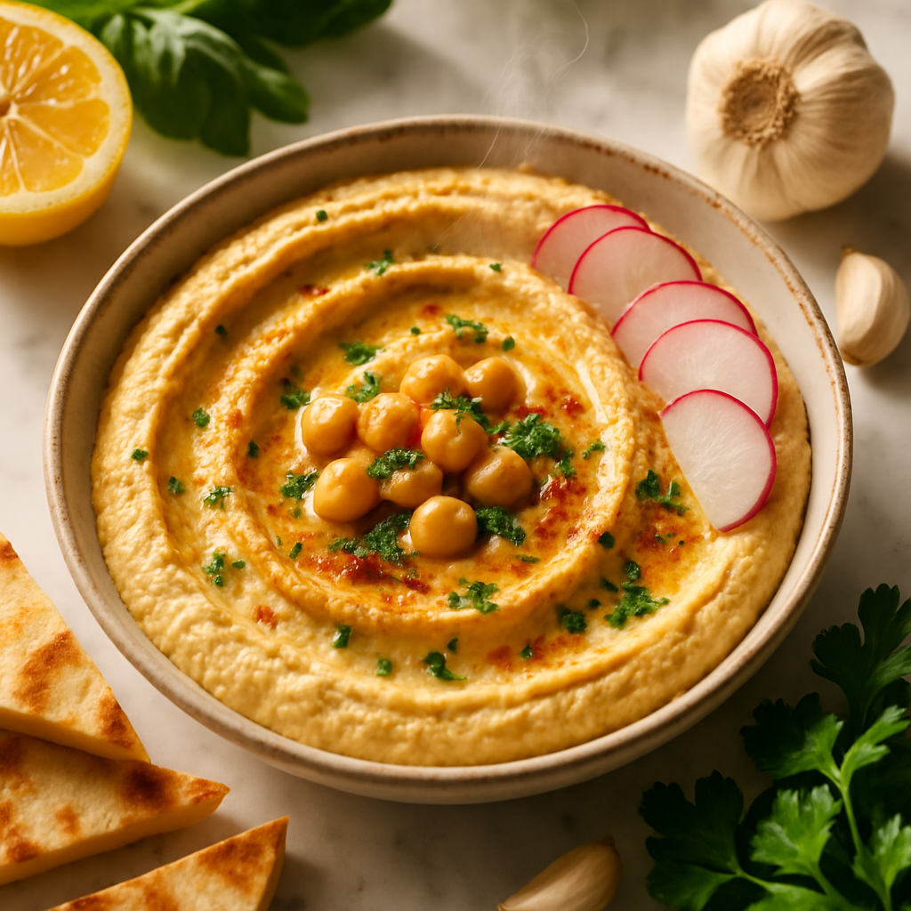 Vegan Garlic Hummus